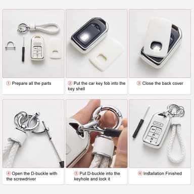 Bilnyckelfodral med nyckelring Audi A