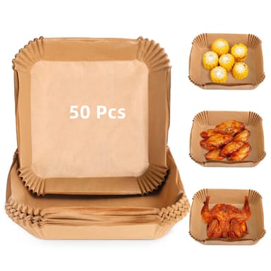 Air Fryer Engångspapper 50-pack Natur 20 cm