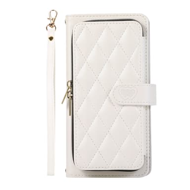 Zipper Flip Telefonfodral - Plånboksfodral med Kreditkortsfack Samsung