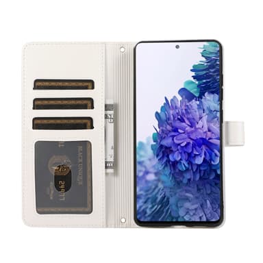 Zipper Flip Telefonfodral - Plånboksfodral med Kreditkortsfack Samsung