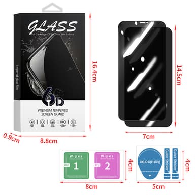 Skärm- och Integritetsskydd, för iPhone (2-pack) iPhone 12