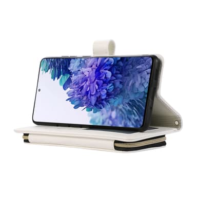 Zipper Flip Telefonfodral - Plånboksfodral med Kreditkortsfack Samsung