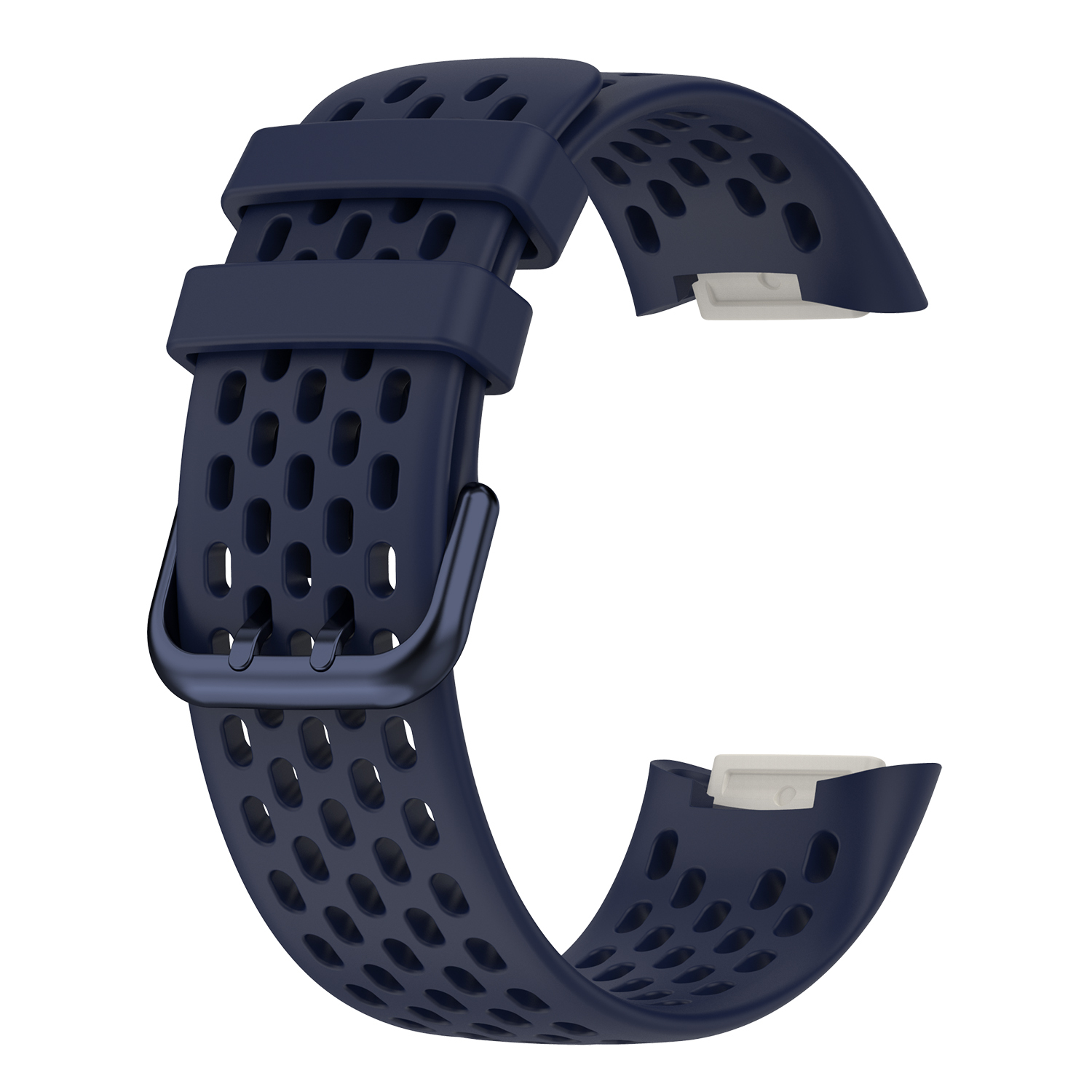 Silikonarmband för Fitbit Charge 6/5 Mörkblå