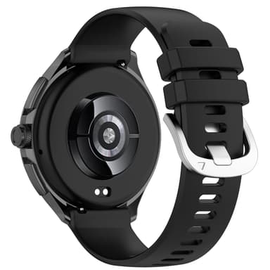 Silikonarmband för Xiaomi Watch 2 Pro/S3 och Honor Watch 4 Pro Svart