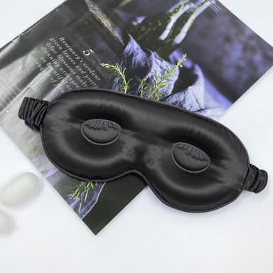 Silkesögonmask- Sovmask med 3D-konturdesign