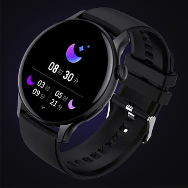 Smartwatch med Multisportlägen Svart