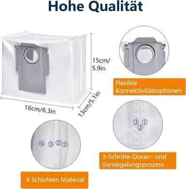 Roborock Dammsugarpåsar 14-pack