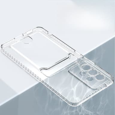 Transparent Mobilfodral med Korthållare Samsung Galaxy S23