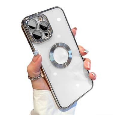 Telefonfodral med Kameralinsskydd Silver iPhone 14