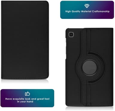 Samsung Galaxy Tab A7 Lite T220/T225 fodral/ställ Svart