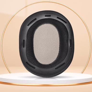 Öronkuddar av Fårskinn för SONY MDR-1ADAC/1ABT/1A1R/1RBT Svart