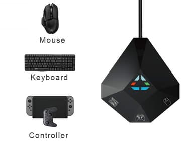 Mus/tangentbord Adapter Kompatibel med Nintendo Switch, PS4, Xbox One/