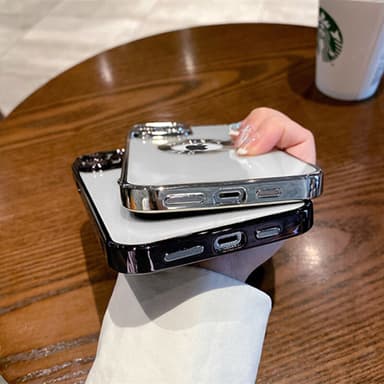 Telefonfodral med Kameralinsskydd Silver iPhone 14
