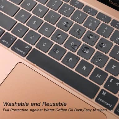 Tangentbordsskydd för MacBook Air 13"" silikon Transparent