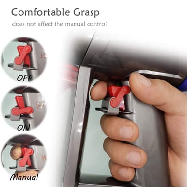 På/Av-knapp Kontrollklämma 2-pack kompatibel med Dyson V15/V10/V11
