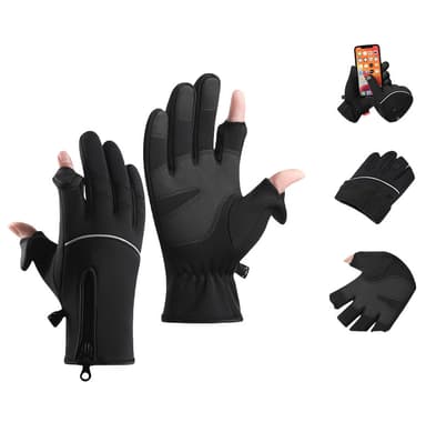 Utomhus Anti-Slip Plus Velvet Värme och Köldskydd Touch Screen Handska