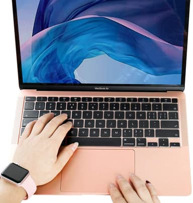 Tangentbordsskydd för MacBook Air 13"" silikon Transparent