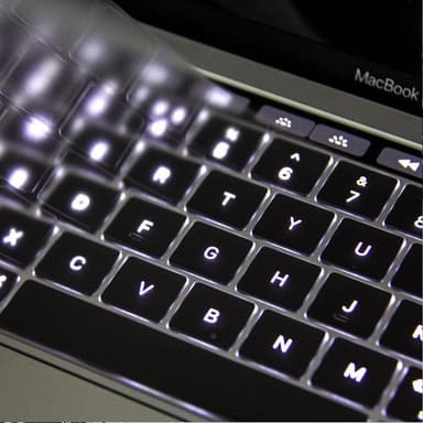 Tangentbordsskydd för MacBook Air 13"" silikon Transparent