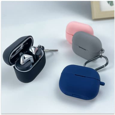Silikonfodral för Samsung Galaxy Buds3/Buds3 Pro Svart