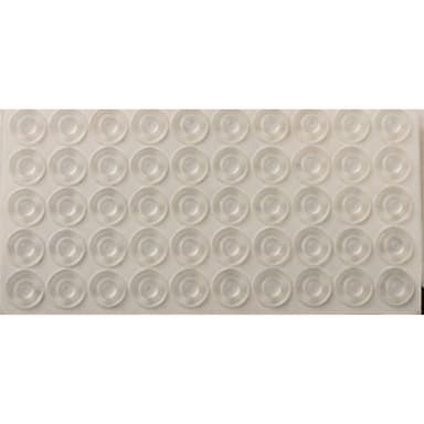Självhäftande dörrstopp Skyddskuddar 100-pack