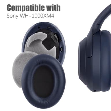 Öronkuddar för Sony WH-1000XM4 Blå
