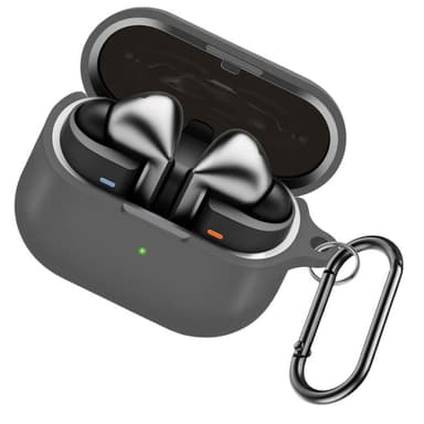 Skyddande silikonfodral för Samsung Galaxy Buds3/Buds3 Pro med karbinh