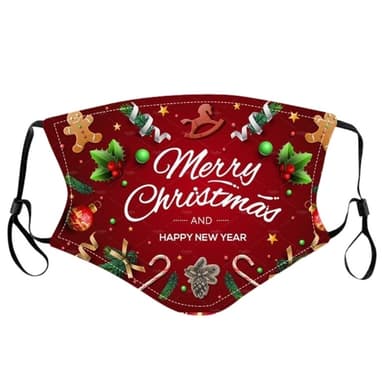 Munskydd med julmotiv (Merry X-mas)