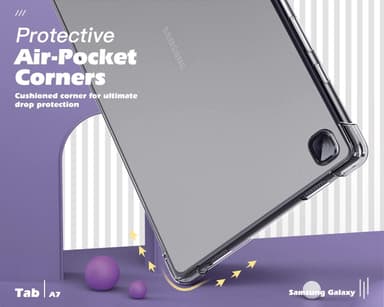 Samsung Galaxy Tab A7 10.4"" Cover TPU Transparent