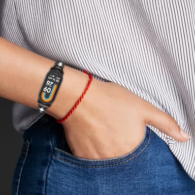 Xiaomi Klockband med Strass, 8/8NFC/9/9NFC Svart