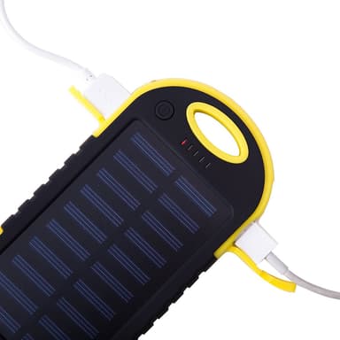 Powerbank 5000 mAh - vattentålig - gul