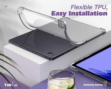 Samsung Galaxy Tab A7 10.4"" Cover TPU Transparent