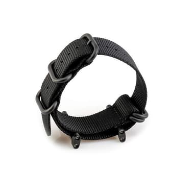 Nylon Klockarmband för Suunto Core Svart