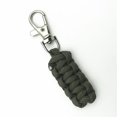 Paracord Nyckelring med Överlevnadsfunktioner gräs färg