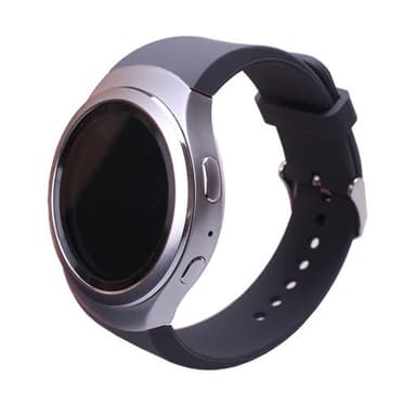 Silikonarmband för Samsung Galaxy Gear S2 SM-R730/SM-R720 Svart