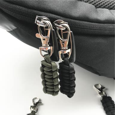 Paracord Nyckelring med Överlevnadsfunktioner gräs färg