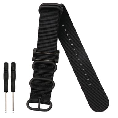 Nylon Klockarmband för Suunto Core Svart