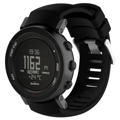 Silikonarmband för Suunto Core ALU Svart