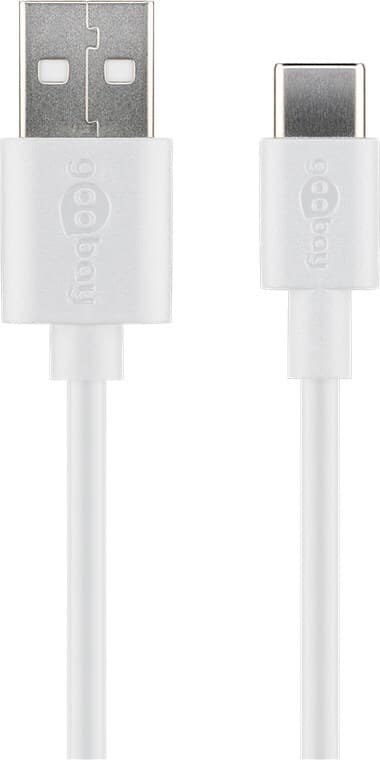 USB-C™ laddnings- och synkroniseringskabel (USB-A > USB-C™)