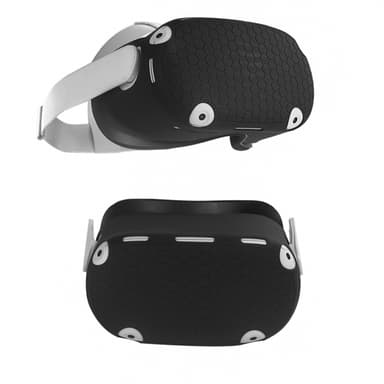 Oculus Quest 2 och Meta Quest 2 Tillbehör och Skydd Svart
