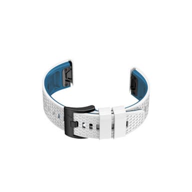 Silikonarmband för Garmin Fenix 7/7x/6/6x Vit + Blå