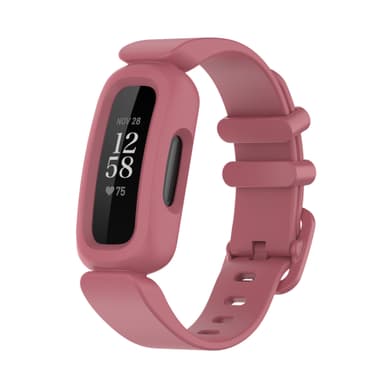 Silikonarmband för Fitbit Inspire 2, Fitbit Ace 3 Röd