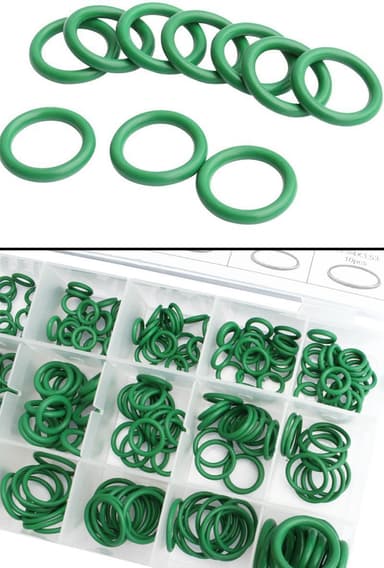 O-ringar för bil luftkonditionering kompressor gummi 18 storlekar 530