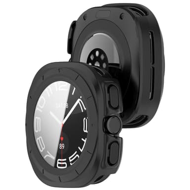 Samsung Watch Ultra 47 mm Fodral med Inbyggt Skärmskydd Svart