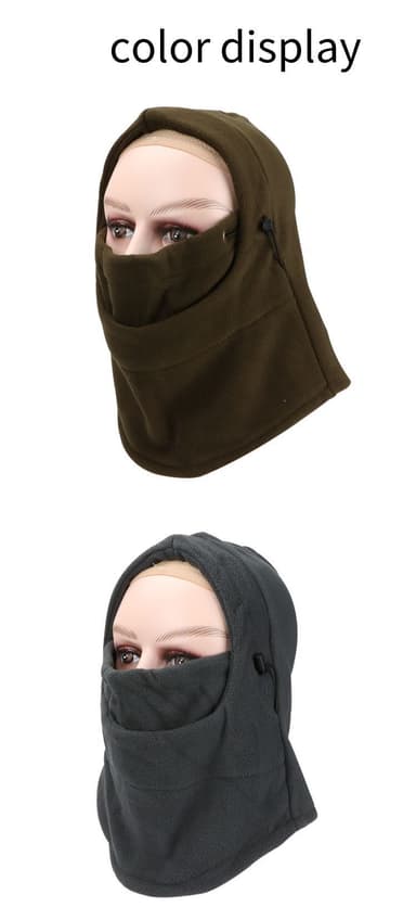 Vinter Balaclava Huva Svart S