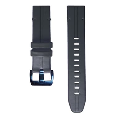 TPU klockarmband för Garmin Fenix 7X/6X/5X 26mm Svart