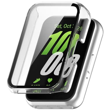Skal med skärmskydd i härdat glas för Samsung Galaxy Fit 3 (SM-R390) T