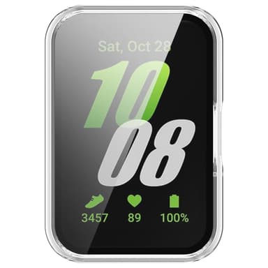 Skal med skärmskydd i härdat glas för Samsung Galaxy Fit 3 (SM-R390) T