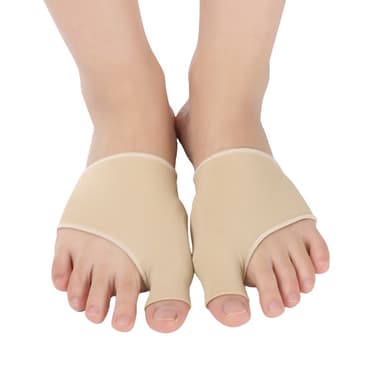 Tåavskiljare för Hallux Valgus 1 par Beige