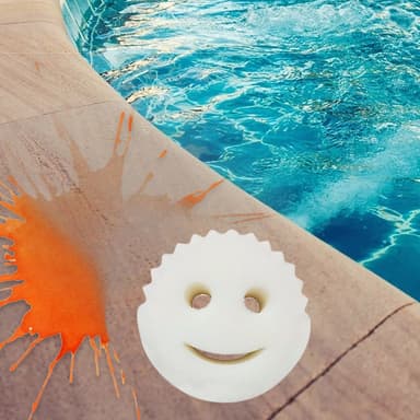 Oljeabsorberande Svampar för Pool, 16-pack Vit