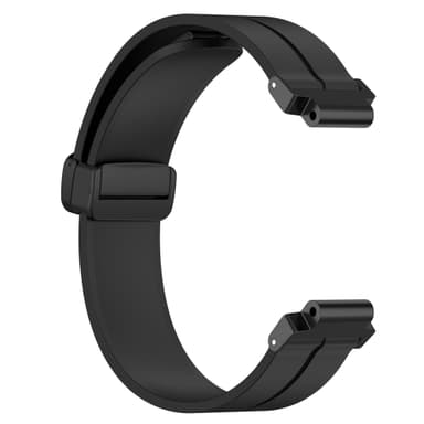 Silikonarmbandsarmband för Garmin Forerunner Watch Svart